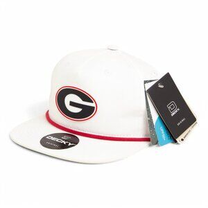 Georgia Bulldogs Power G 3D Classic Rope Hat- White/ Red